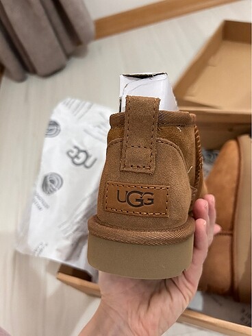 36 Beden kahverengi Renk Ugg mini