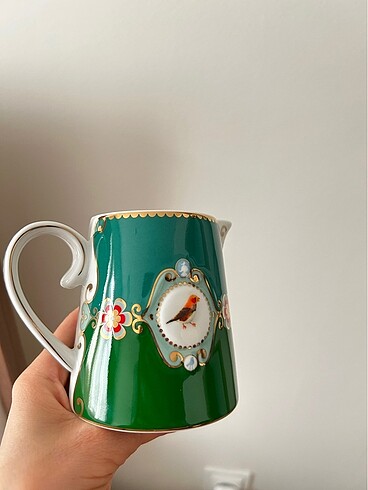 Pip studio love birds yeşil sütlük