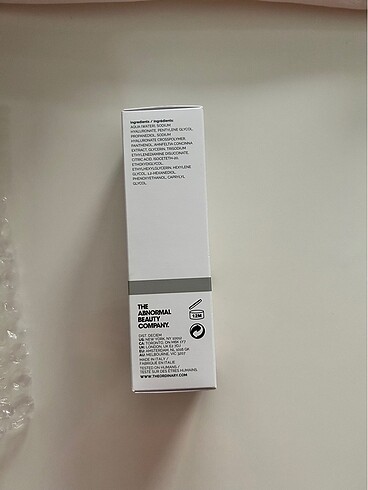  Beden Renk The ordinary hyaluronic aside