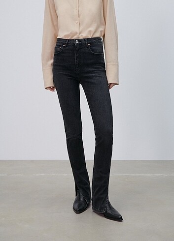 Zara Zara Yırtmaçlı Skinny Jean