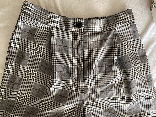 H&M ekoseli rahat pantolon
