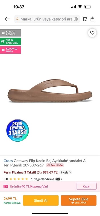 Crocs Terlik