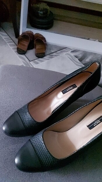 40 Beden siyah Renk İnci ayakkabı