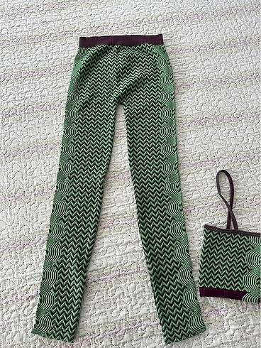 xs Beden Zara tayt crop takım