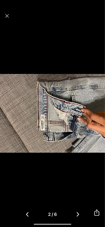xs Beden Pull bear straight jean