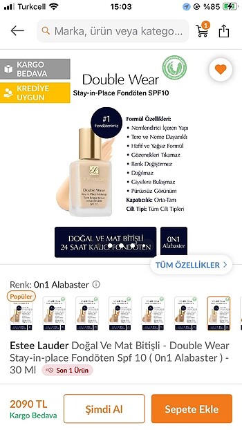 Estee Lauder Estee lauder fondöten