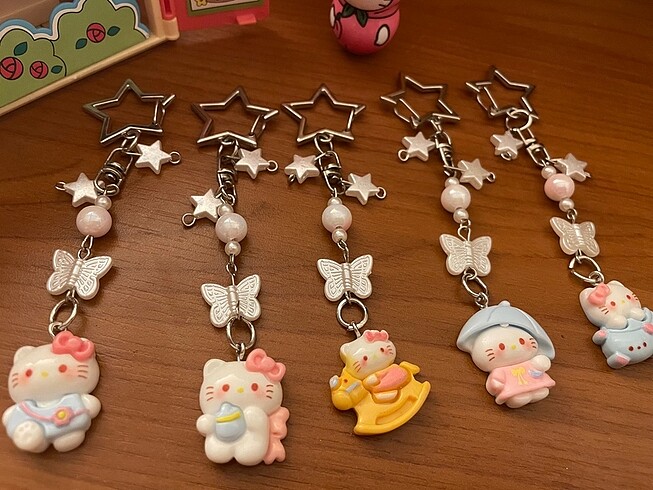 Beden Hello kitty sevimli anahtarlık