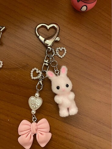 Hello Kitty Coquette pembe tavşan anahtarlık