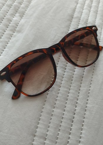 Kahverengi Retro Kadın Leopar Güneş Gözlüğü - Görsel 2