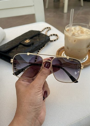 Cartier Altin Cerceveli Modern Aviator Gunes Gozlugu