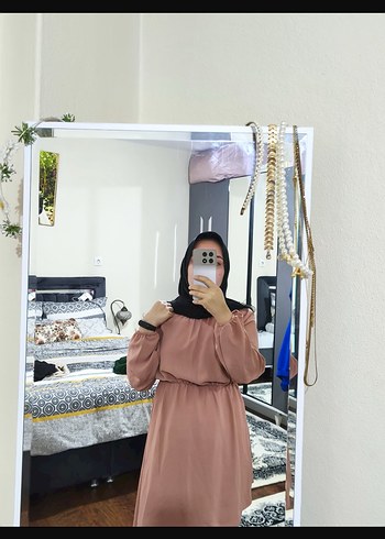 Pembe Bağlama Desenli Uzun Kollu Kadın Pijama Takımı - Görsel 3