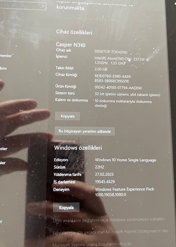 Casper Nirvana N310 Siyah Tablet - Görsel 5