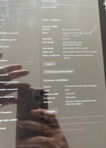 Casper Nirvana N310 Siyah Tablet - Görsel 8