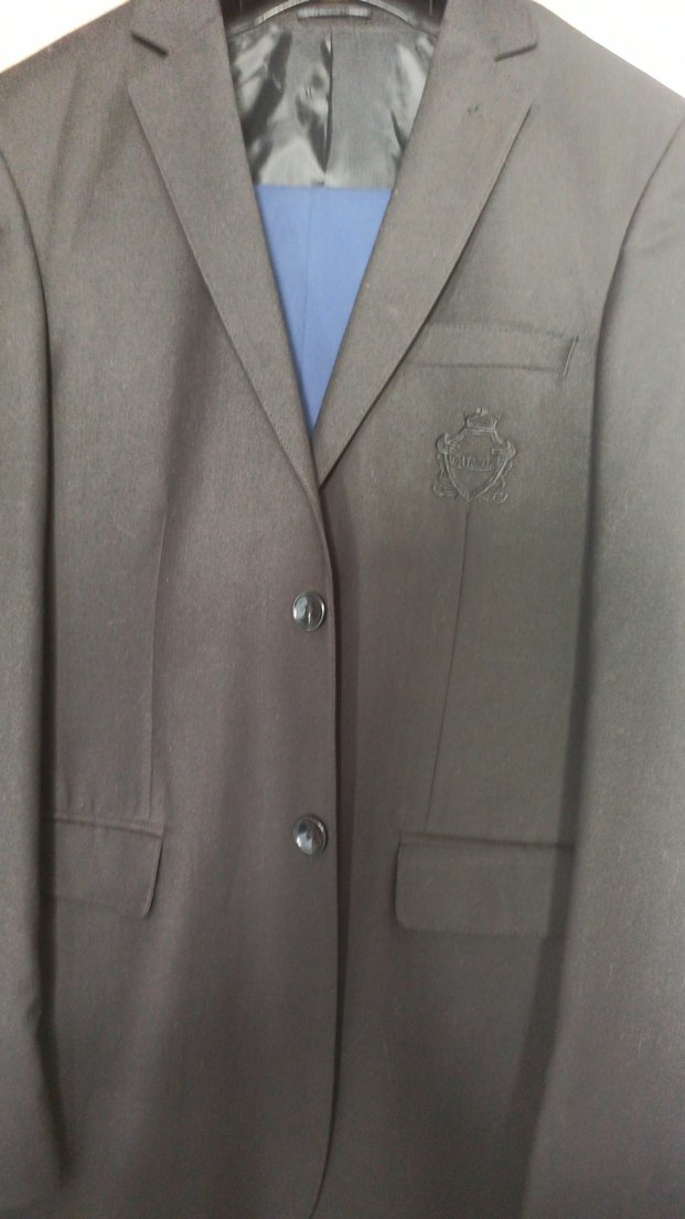 Düğmeli Siyah Erkek Takım Elbise Ceket - Görsel 2