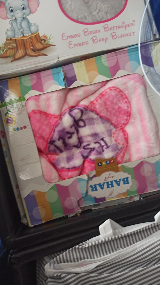 Gri Desenli Bebek Battaniyesi - Görsel 2