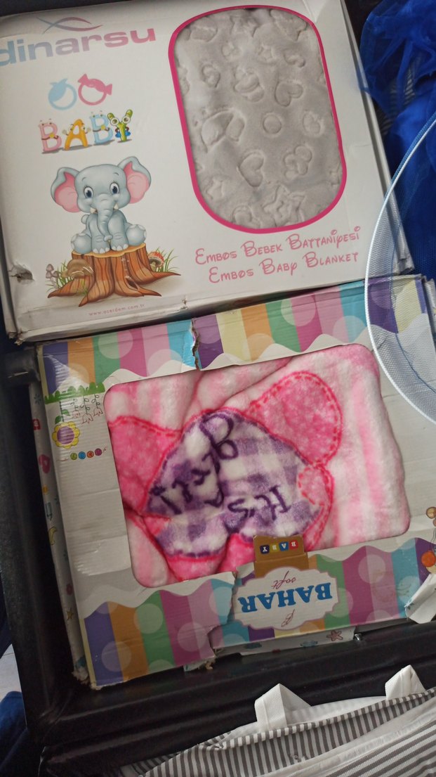 Gri Desenli Bebek Battaniyesi - Görsel 4