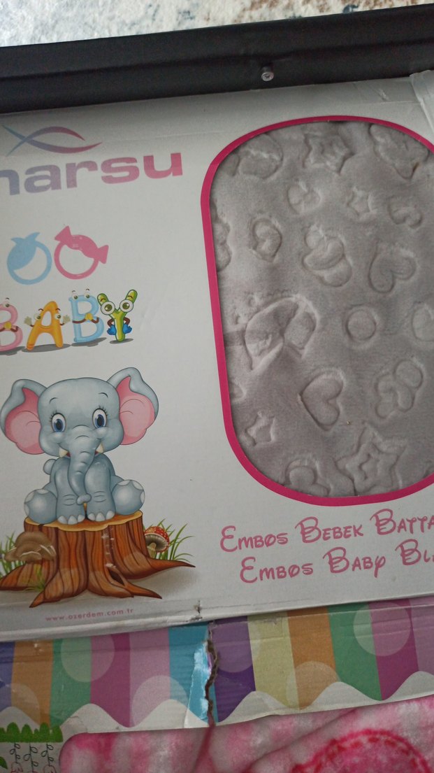 Gri Desenli Bebek Battaniyesi - Görsel 5