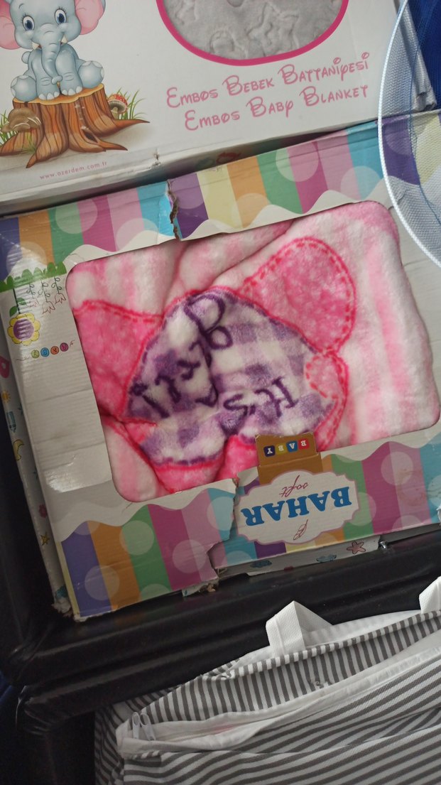 Gri Desenli Bebek Battaniyesi - Görsel 3