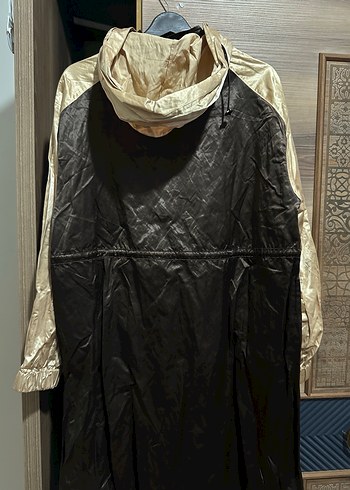 Touche Kadın Siyah Kemerli Uzun Yağmurluk - Görsel 2