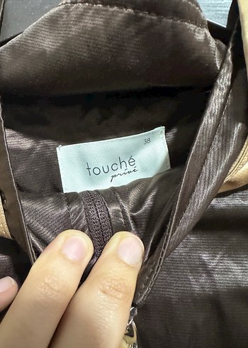 Touche Kadın Siyah Kemerli Uzun Yağmurluk - Görsel 3