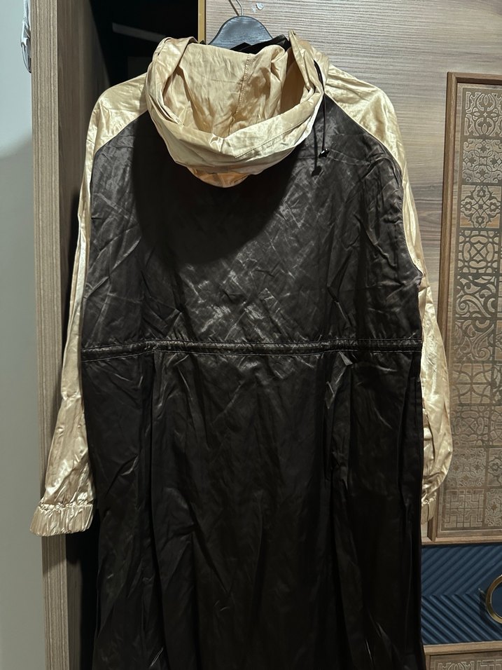 Touche Kadın Siyah Kemerli Uzun Yağmurluk - Görsel 2