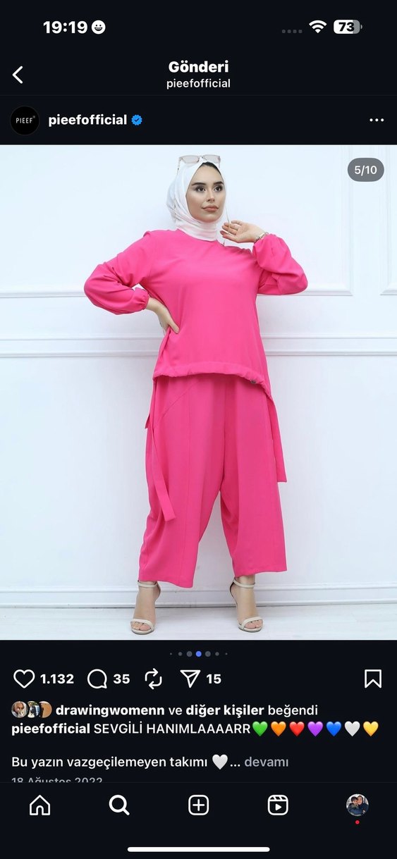 Pieef marka takım 3 renk mevcut - Görsel 4