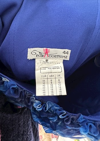 Mavi Bohem Uzun Abiye Elbise - Görsel 8