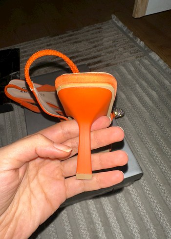 Turuncu abiye ayakkabısı - Görsel 3