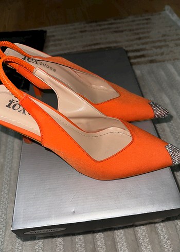 Turuncu abiye ayakkabısı - Görsel 2