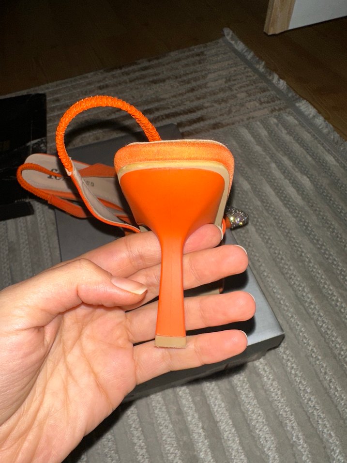 Turuncu abiye ayakkabısı - Görsel 3