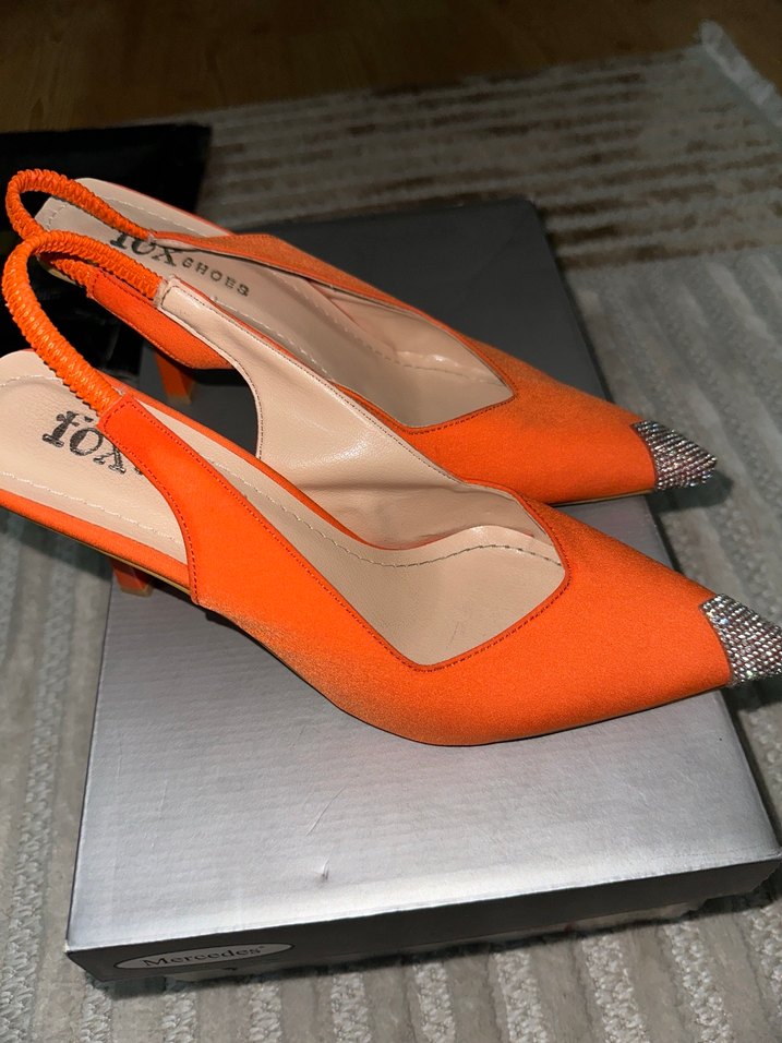 Turuncu abiye ayakkabısı - Görsel 2