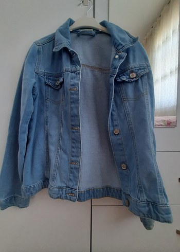 Mavi Düğmeli Denim Ceket - Görsel 6