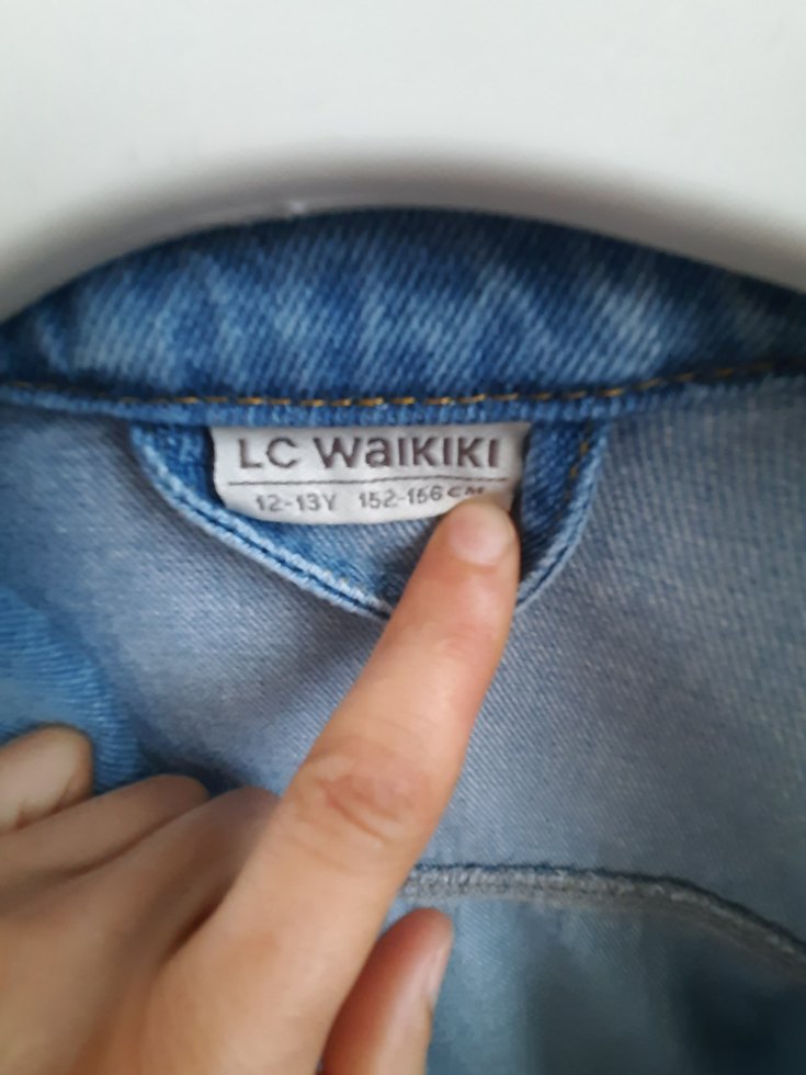 Mavi Düğmeli Denim Ceket - Görsel 4