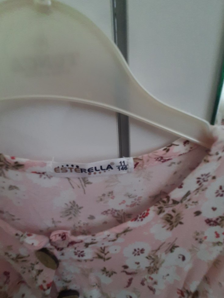 Düğmeli Pembe Bohem  yazlık tarz  Elbise - Görsel 4