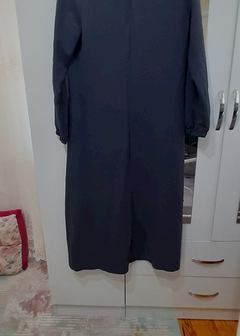 Nakışlı Lacivert Kadın Uzun Kap - Görsel 6