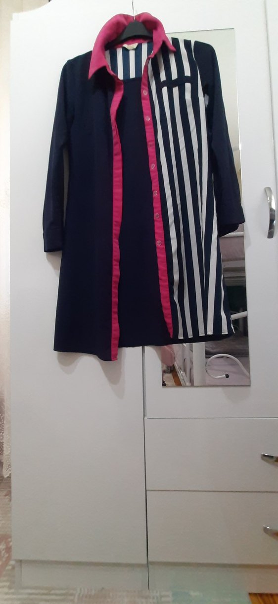 Kadın Çok Renkli Uzun Kollu Tunik - Görsel 2