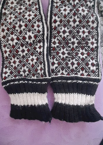 Kadın Örme Desenli çorap - Görsel 2