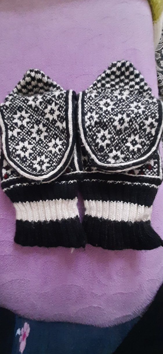 Kadın Örme Desenli çorap - Görsel 5