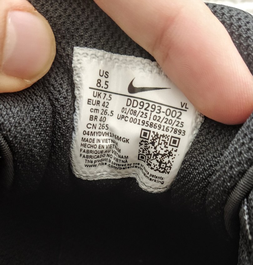 Nike Downshifter 12 Siyah Erkek Spor ayakkabı 42 numara - Görsel 4