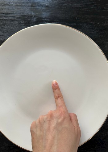 Beden beyaz Renk Bella Maison marka Ekru rengi Yuvarlak servis Tabağı