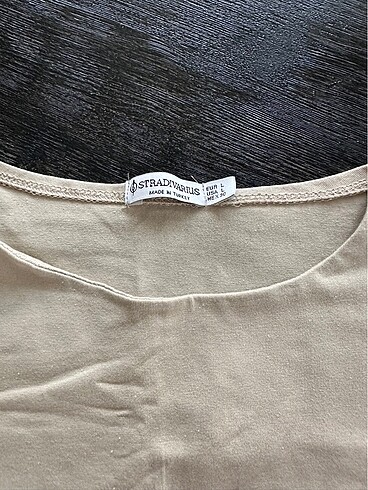 l Beden camel Renk Stradivarius marka crop bluz
