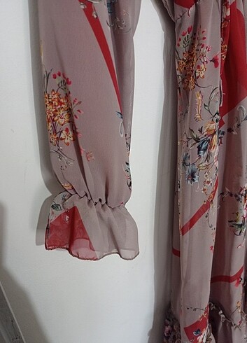 şifon elbise  - Görsel 5