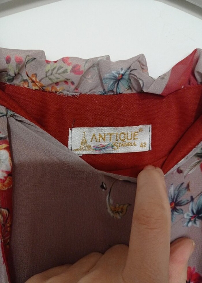 şifon elbise  - Görsel 3