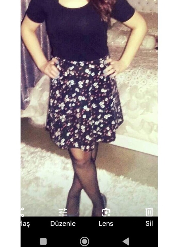 çiçekli etek - Görsel 4