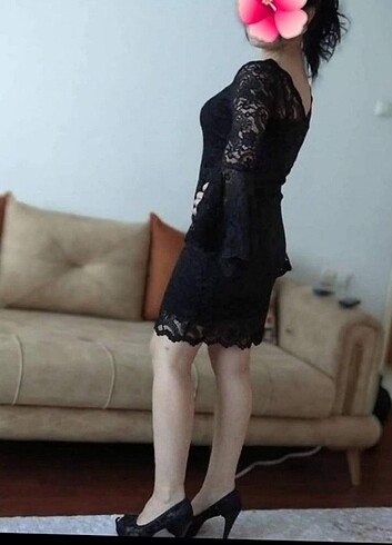 dantelli elbise  - Görsel 2