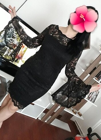 dantelli elbise  - Görsel 3