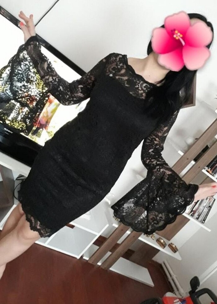 dantelli elbise  - Görsel 3