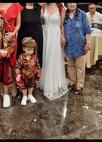 beyaz abiye - Görsel 5