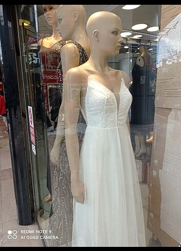 beyaz abiye - Görsel 7