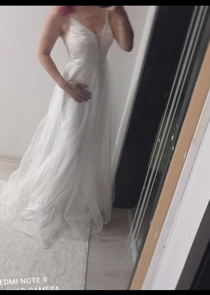 beyaz abiye - Görsel 3